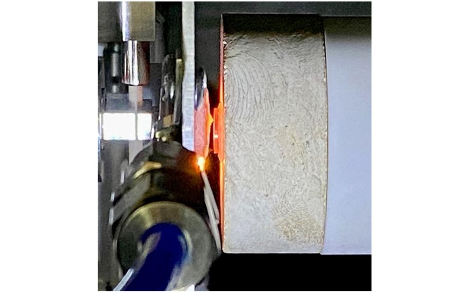 image of indentation at high temperature