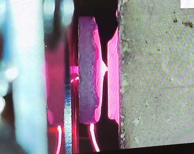 high temperature nanoindentation testing at temperatures over 900 °C using the NanoText Xtreme instrument supplied by Micro Materials Ltd Order